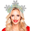 Stirnband Weihnachtsprinzessin Silber
