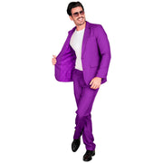 Op deze afbeelding zie je een Kostuums, van het merk Widmann. Dress To Impress Paars Man Kostuum