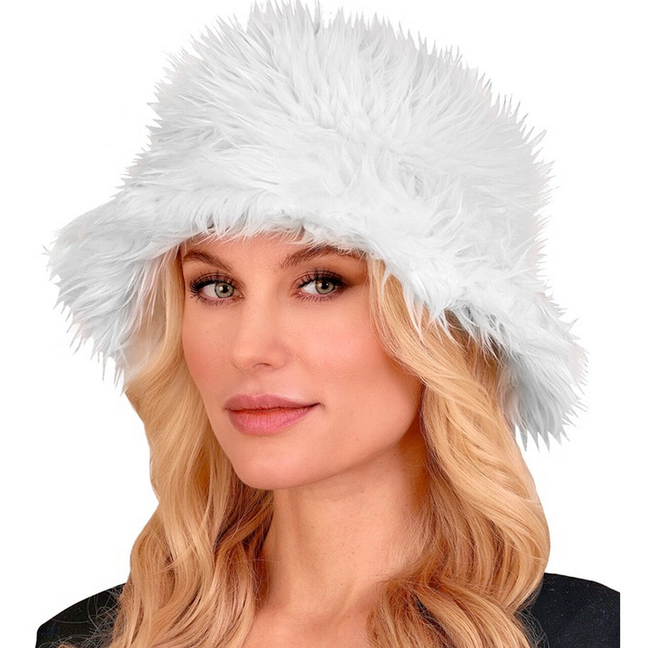 Op deze afbeelding zie je een Accessoires, van het merk Widmann. Warme Buckethat Wit