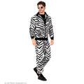 Zebra Camo Black / White Trainingsanzug Unisex Kostüm