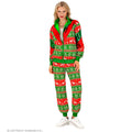Chille Christmas Tracksuit Green Unisex Kostüm