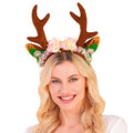 Hirsch Fantasy Stirnband Mit Blumen