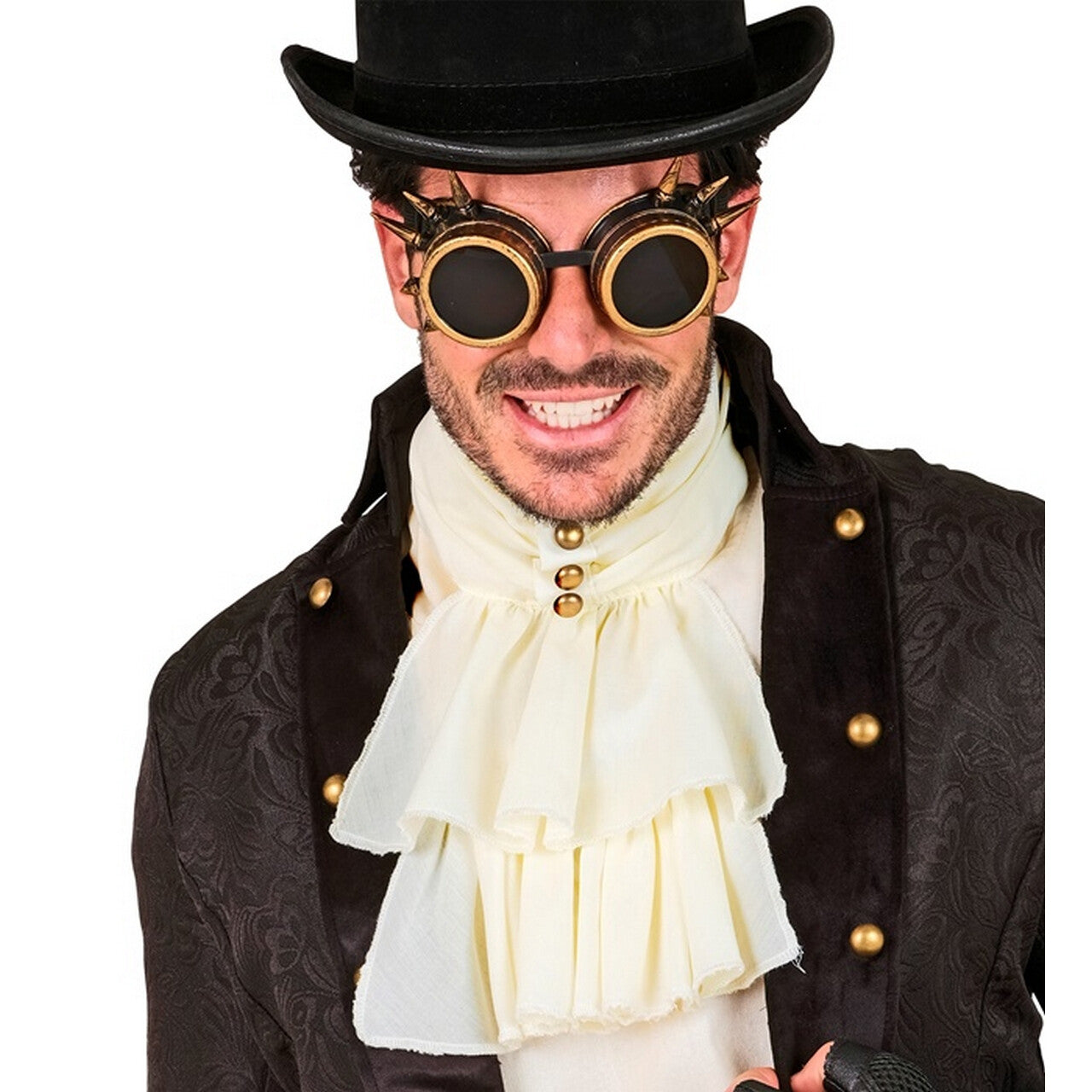 Op deze afbeelding zie je een Accessoires, van het merk Widmann. Klassieke Jabot Beige