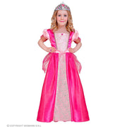 Op deze afbeelding zie je een Kostuums, van het merk Widmann. Zoete Knalroze Prinses Rose Lily Meisje Kostuum