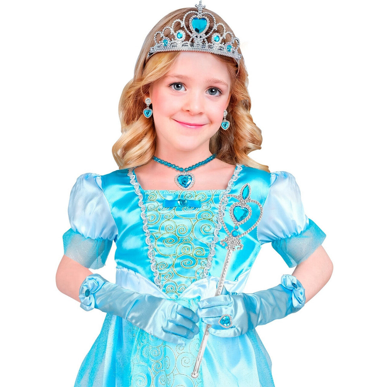 Op deze afbeelding zie je een Accessoires, van het merk Widmann. IJsprinses Anna Accessoire Set