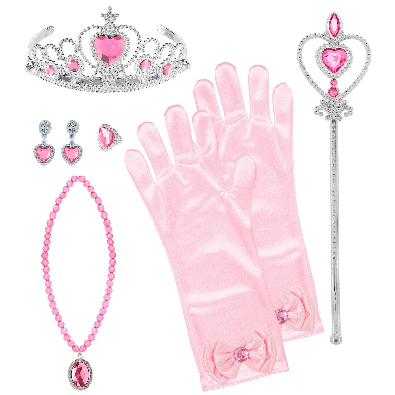 Op deze afbeelding zie je een Accessoires, van het merk Widmann. Prinses Roos Van Rozenburcht Accessoire Set