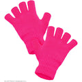 Fingerlose Neon-Pink Handschuhe Warm & Praktisch