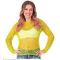 Netzshirt Neon Gelb Damen
