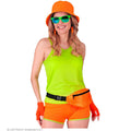 Neon Grünes Basic Tanktop Damen