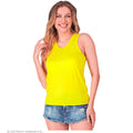 Basic Neon-Gelb Tanktop Damen