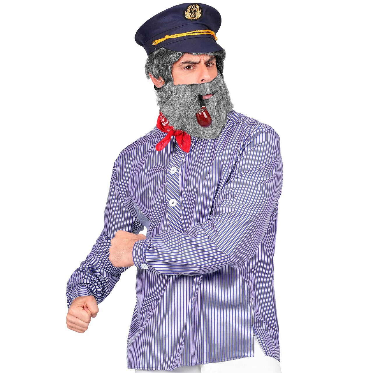 Op deze afbeelding zie je een Kostuums, van het merk Widmann. Sef Sailor Shirt Man