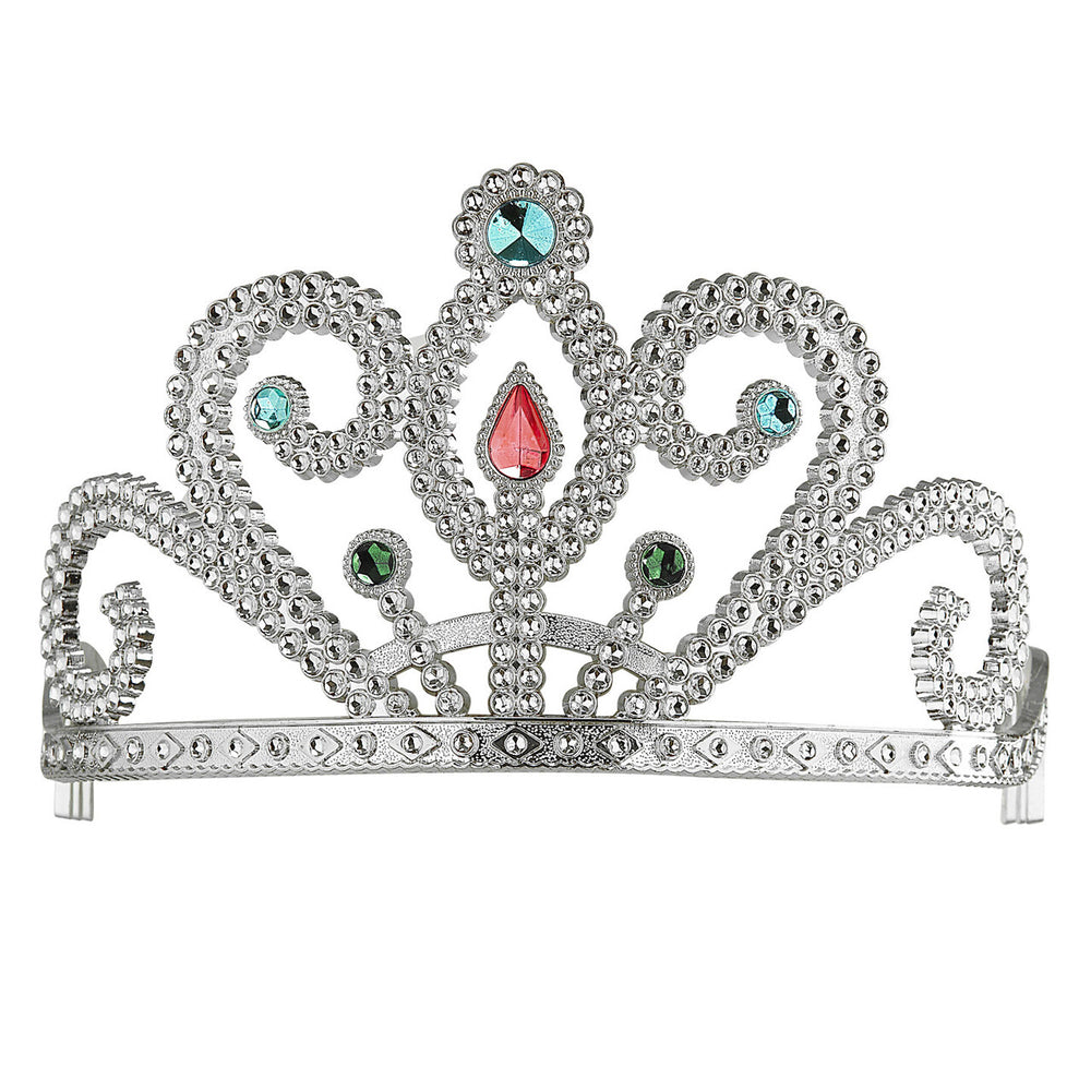 Op deze afbeelding zie je een Accessoires, van het merk Widmann. Koninklijke Prinsessenkroon Zilver Met Diamanten, Zilver