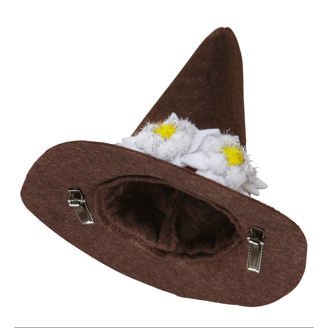 Op deze afbeelding zie je een Accessoires, van het merk Widmann. Vrolijke Mini Bayern Hoed Met Edelweiss, Bruin