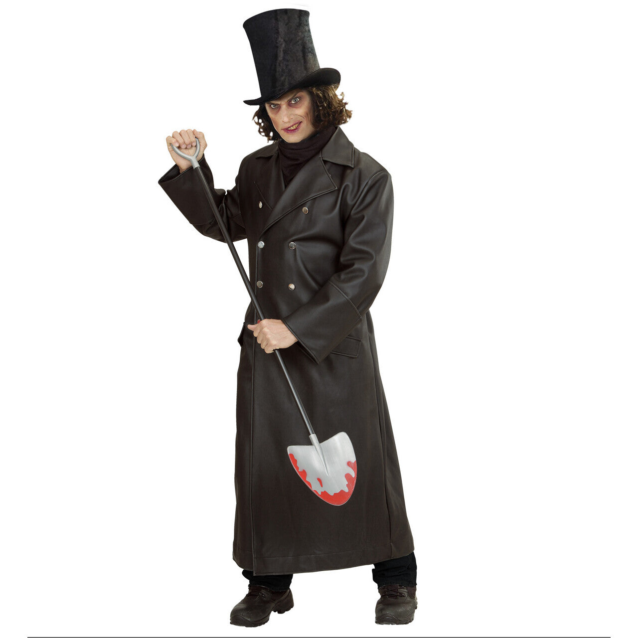 Op deze afbeelding zie je een Accessoires, van het merk Widmann. Horror Begraafplaats Bloederige Schop, 120 Centimeter