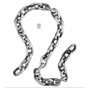 Op deze afbeelding zie je een Decoratie, van het merk Widmann. Horror Gevangene Lange Zilveren Ketting 150 Centimeter