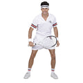 Wimbledon Tennisprofi -Kostüm Herrenkostüm