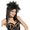 Glam-Punk Perücke, Rockstar Schwarz