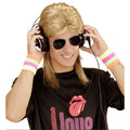 Blonde Vokuhila Nerd-Perücke