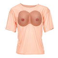 Lustige Brüste T-Shirt Herren