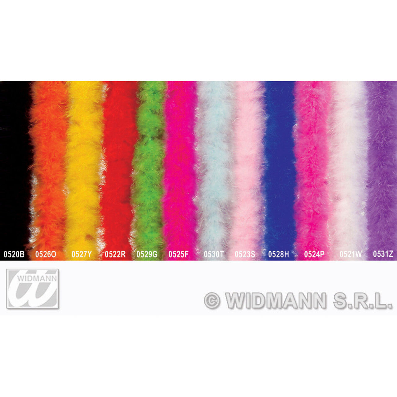 Op deze afbeelding zie je een Accessoires, van het merk Widmann. Decoratieve Boa Geel 2 Meter