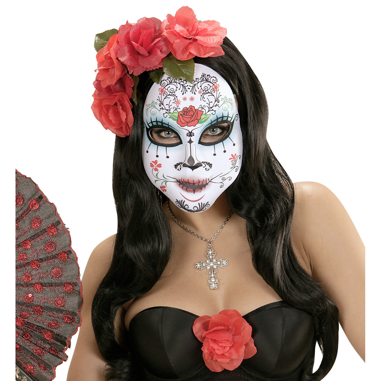 Op deze afbeelding zie je een Accessoires, van het merk Widmann. Ketting Gotisch Kruis Zijne Heiligheid