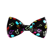 Op deze afbeelding zie je een Accessoires, van het merk Widmann. Jazzy Man Strikje Muzieknoten