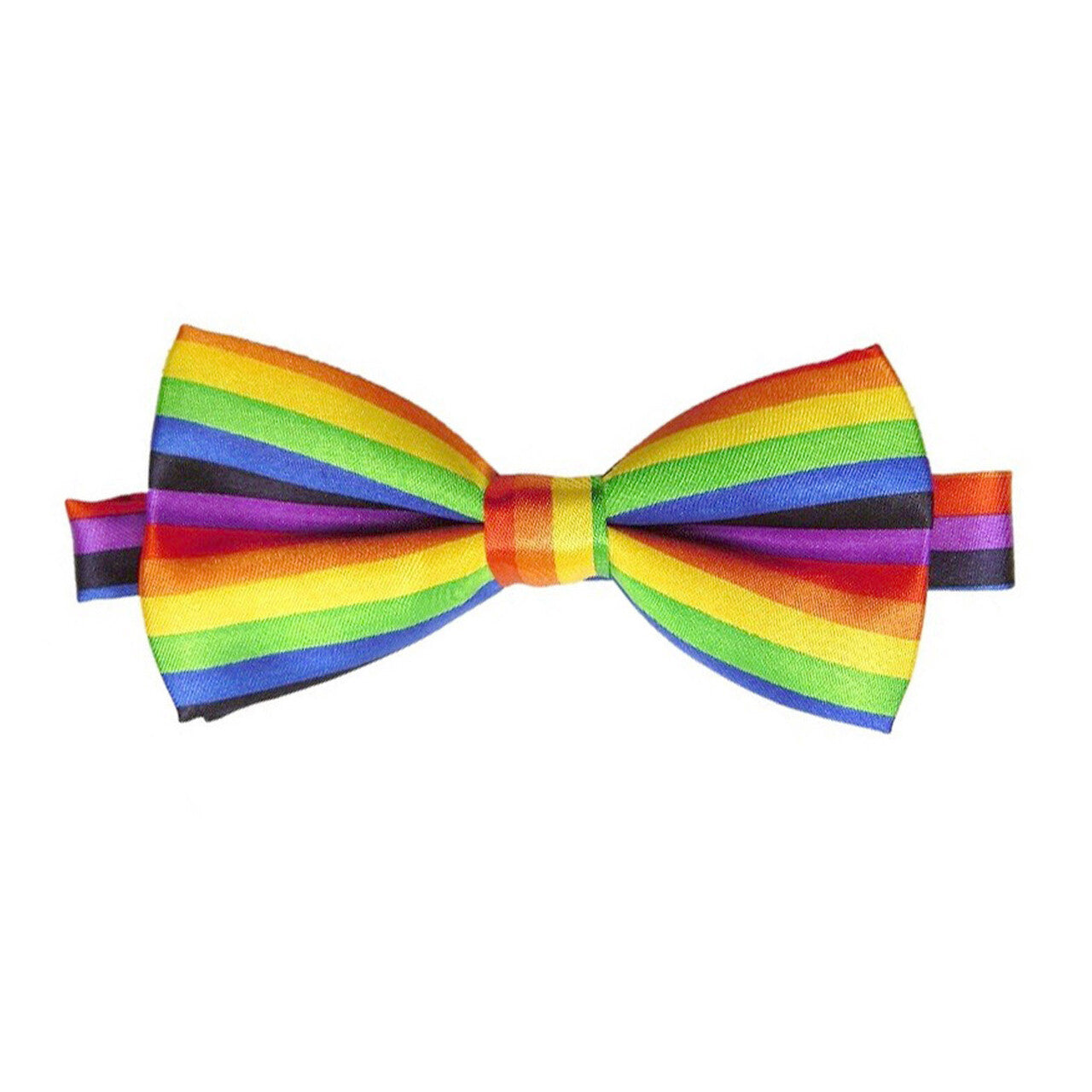 Op deze afbeelding zie je een Accessoires, van het merk Widmann. Mr Happy Strikje Regenboog