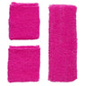 Athletic 80er Schweißband-Set, Neon Rose