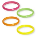 Set Aus 4 Farbenfrohen Neon-Armbändern