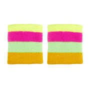 Op deze afbeelding zie je een Accessoires, van het merk Widmann. Neon Polsbanden Neon Meerkleurig 80s Sports