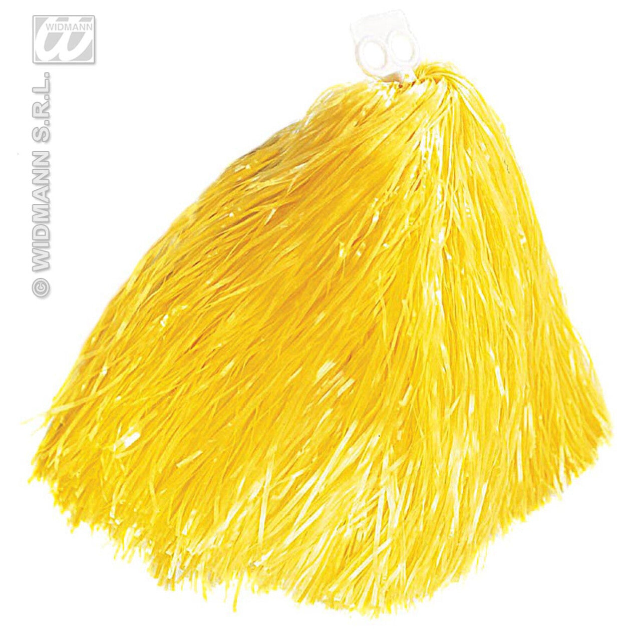Op deze afbeelding zie je een Accessoires, van het merk Widmann. Pom Pom Luxe Uitvoering Geel