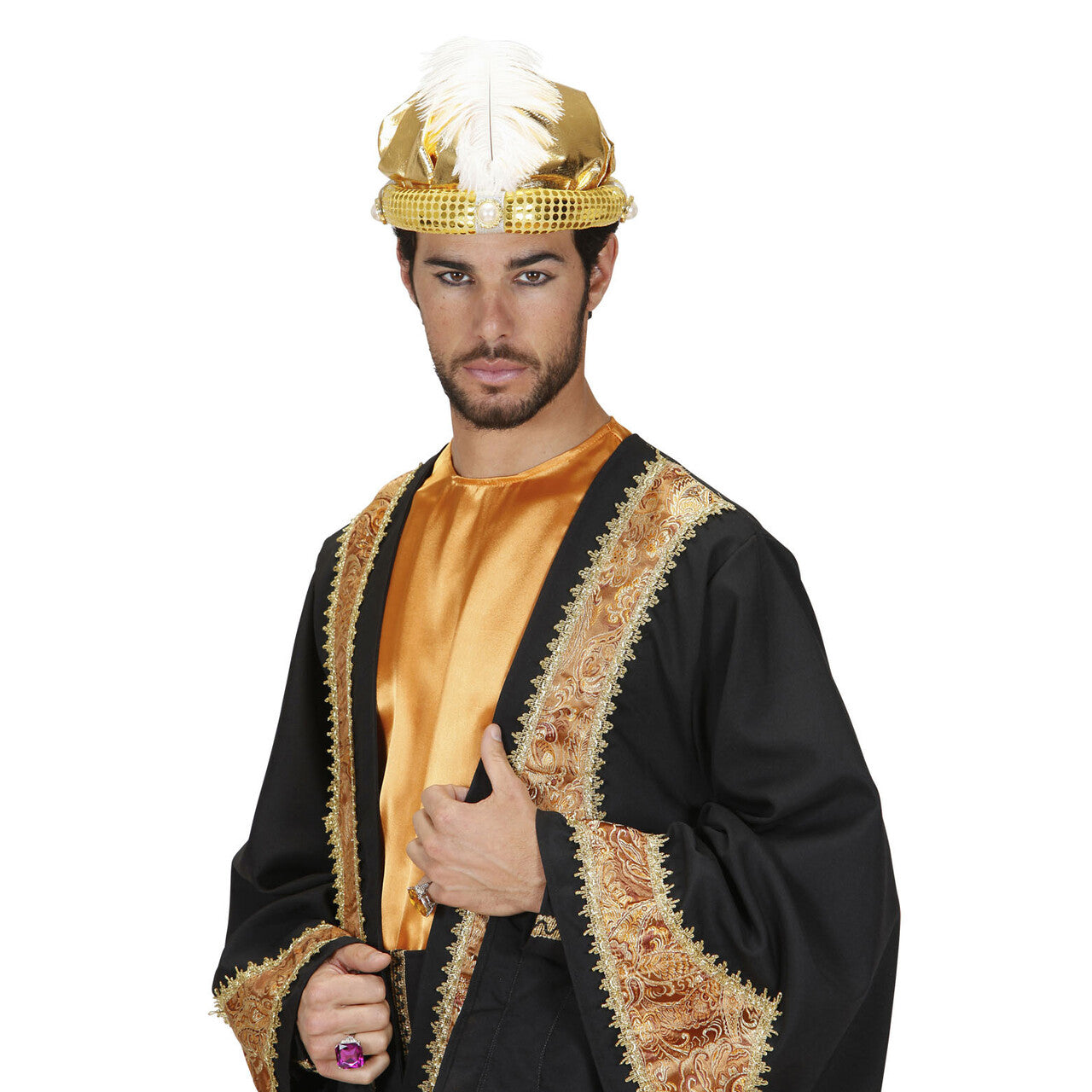 Op deze afbeelding zie je een Accessoires, van het merk Widmann. Hoed Sultan Kind