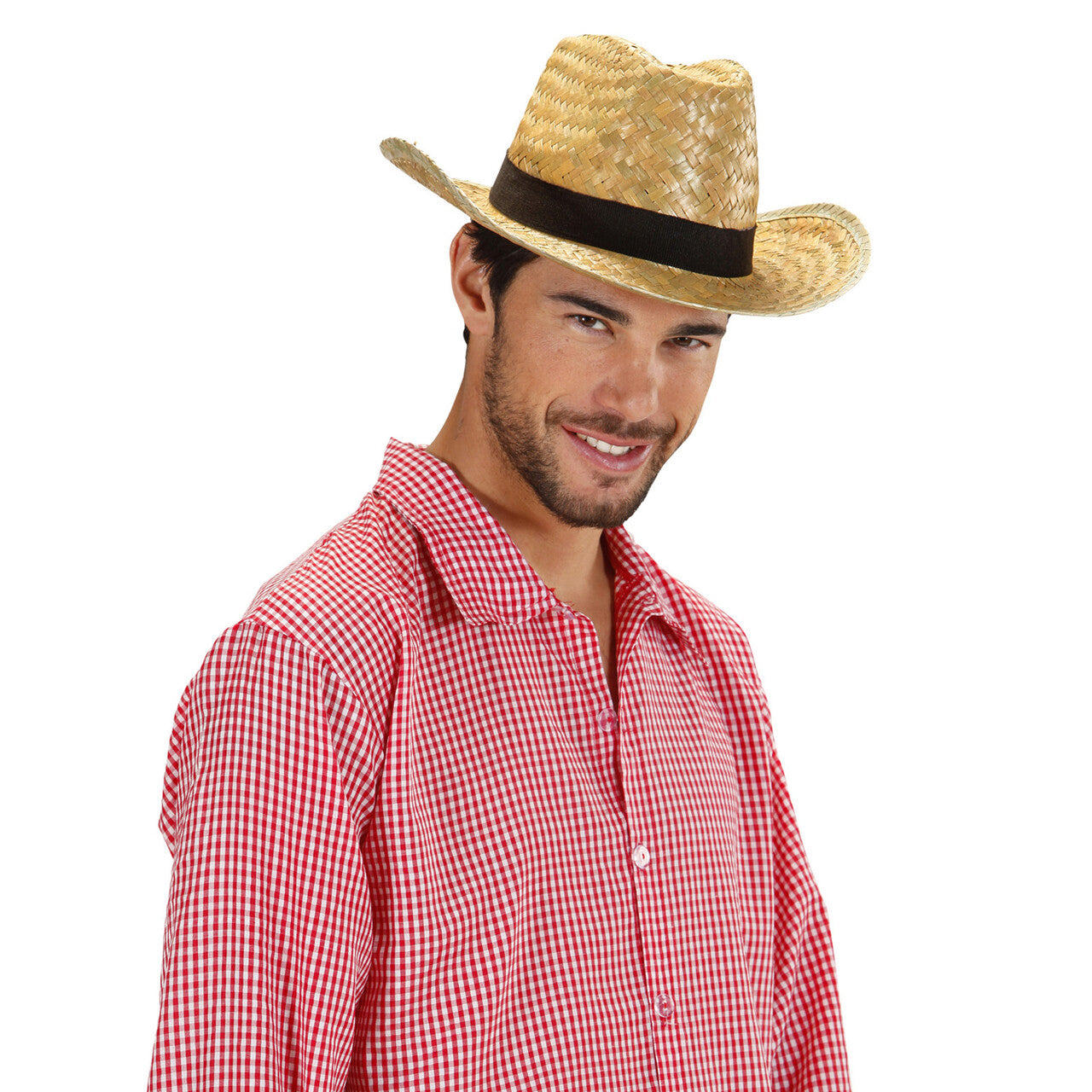 Op deze afbeelding zie je een Accessoires, van het merk Widmann. Strohoed Texas