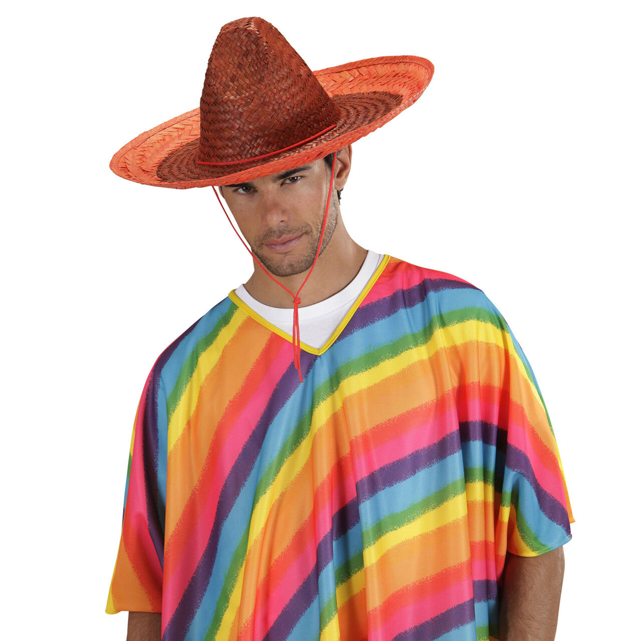 Op deze afbeelding zie je een Accessoires, van het merk Widmann. Sombrero 48cm, Oranje