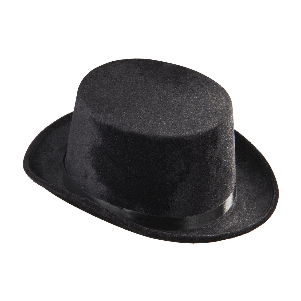Op deze afbeelding zie je een Accessoires, van het merk Widmann. Hoge Hoed Zwart, Fluweel