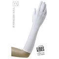 Lycra Handschuhe 37 Zentimeter Weiß