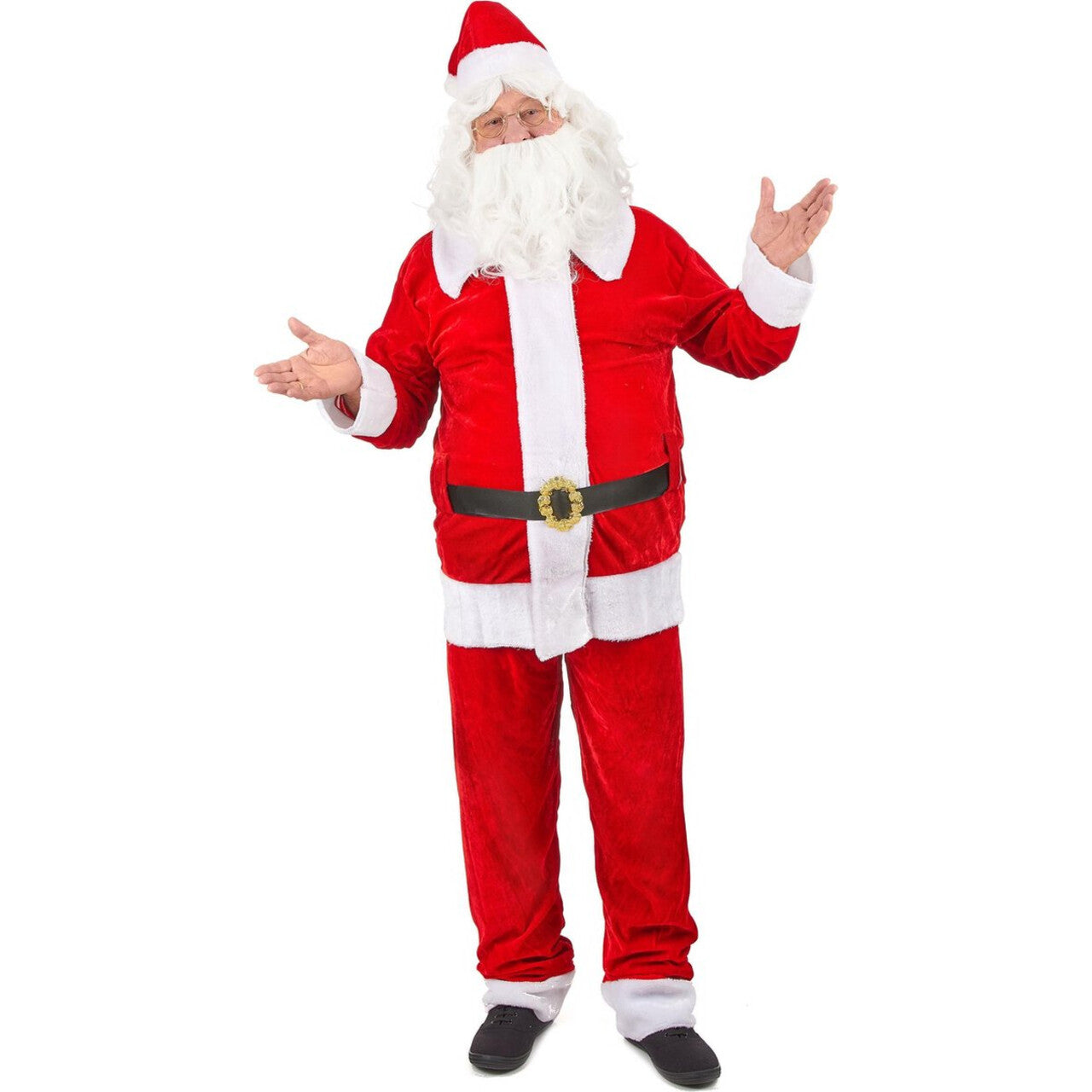 Op deze afbeelding zie je een Kostuums, van het merk Widmann. Kerstman Luxe Royal Santa XL Kostuum