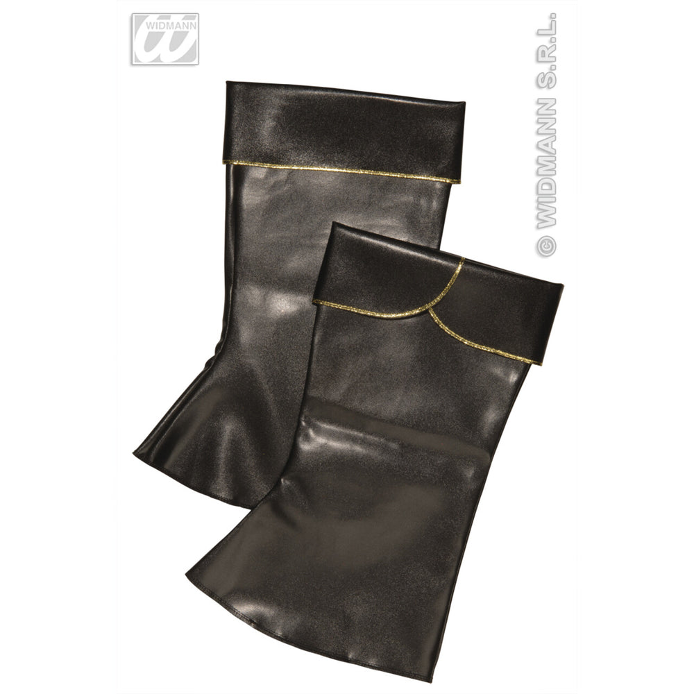 Op deze afbeelding zie je een Accessoires, van het merk Widmann. Opzetlaarzen Lederlook