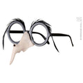 Brille Mit Hexennase Und Schwarzen Augenbrauen