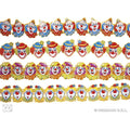 Clowns Auf Papiergirlanden, 3 Meter