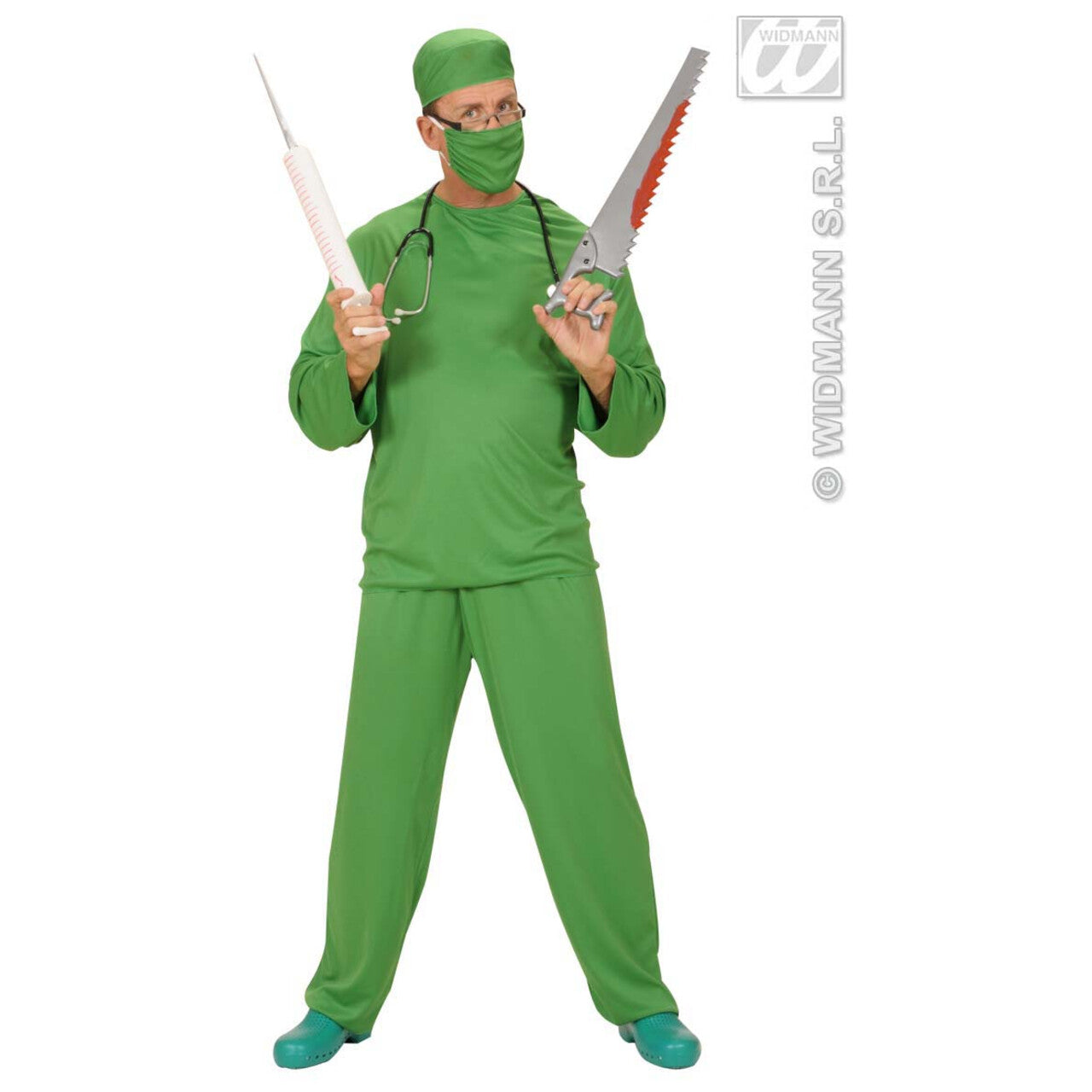Op deze afbeelding zie je een Accessoires, van het merk Widmann. Maxi Spuit 55 Centimeter
