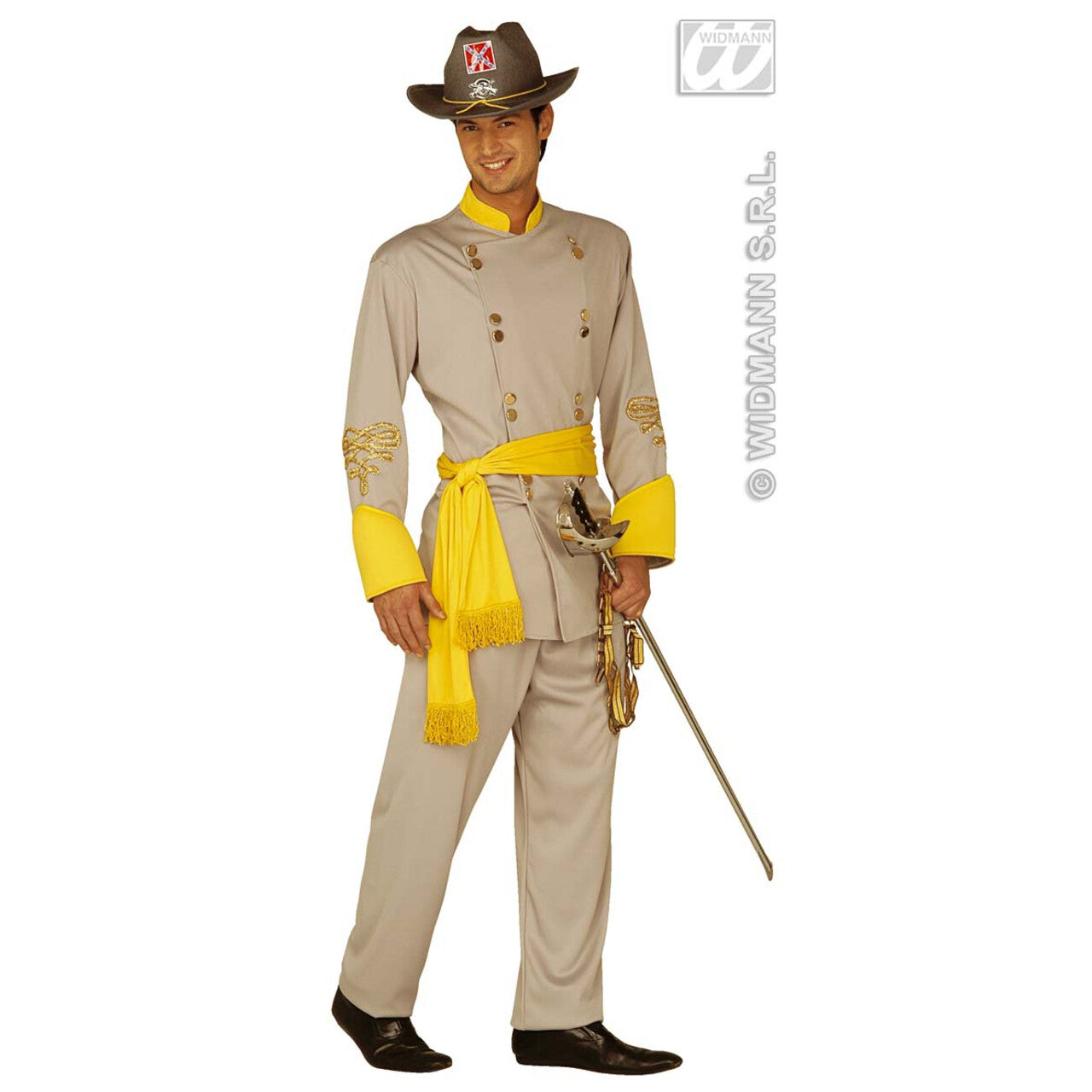 Op deze afbeelding zie je een Accessoires, van het merk Widmann. Hoed Soldaat, Vilt