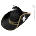 Piratenkapitän Hut Mit Schädel Und Feder