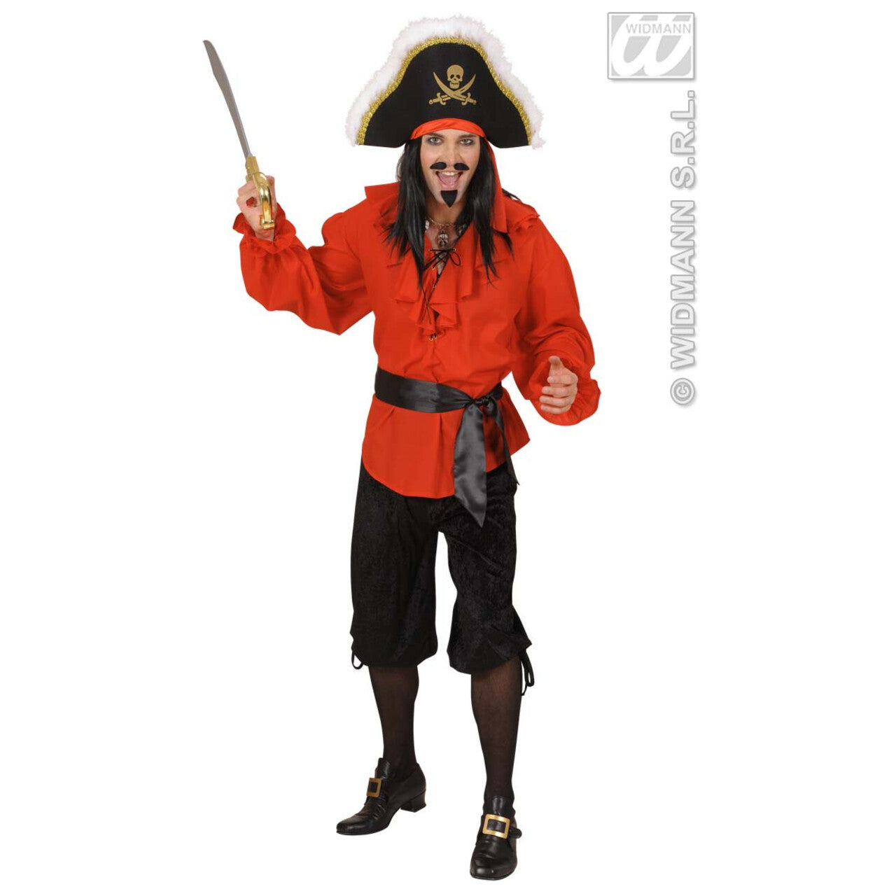 Op deze afbeelding zie je een Accessoires, van het merk Widmann. Hoofdband Zwart