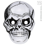 Op deze afbeelding zie je een Accessoires, van het merk Widmann. Plastic Schedel Masker