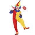 Lustiger Gelb-Roter Clownkostüm Mann Herrenkostüm