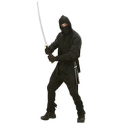 Op deze afbeelding zie je een Kostuums, van het merk Widmann. Fast Zwart Ninja Tokyo Kostuum Man