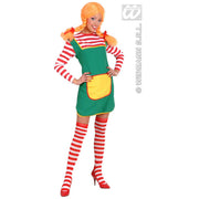 Op deze afbeelding zie je een Accessoires, van het merk Widmann. Kniekousen Rood / Wit 64 Centimeter