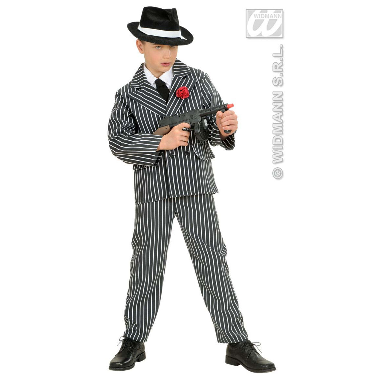 Op deze afbeelding zie je een Accessoires, van het merk Widmann. Machinegeweer Tommy Met Geluid