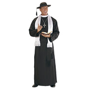 Op deze afbeelding zie je een Kostuums, van het merk Widmann. Overtuigende Priester Don Camillo XL Kostuum Man